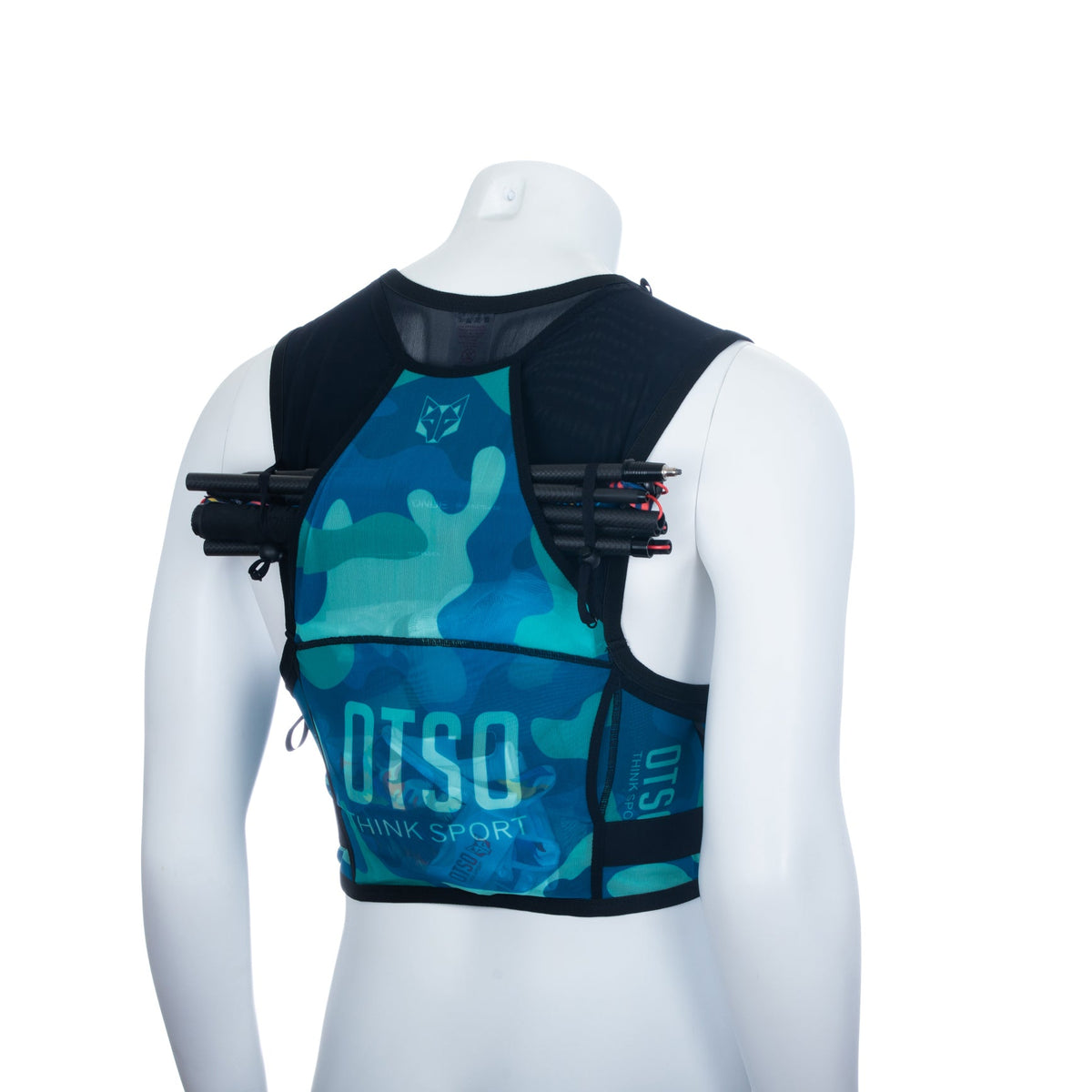 OTSO Trailrunning-Rucksack - Camo Blue – Produktansicht 41