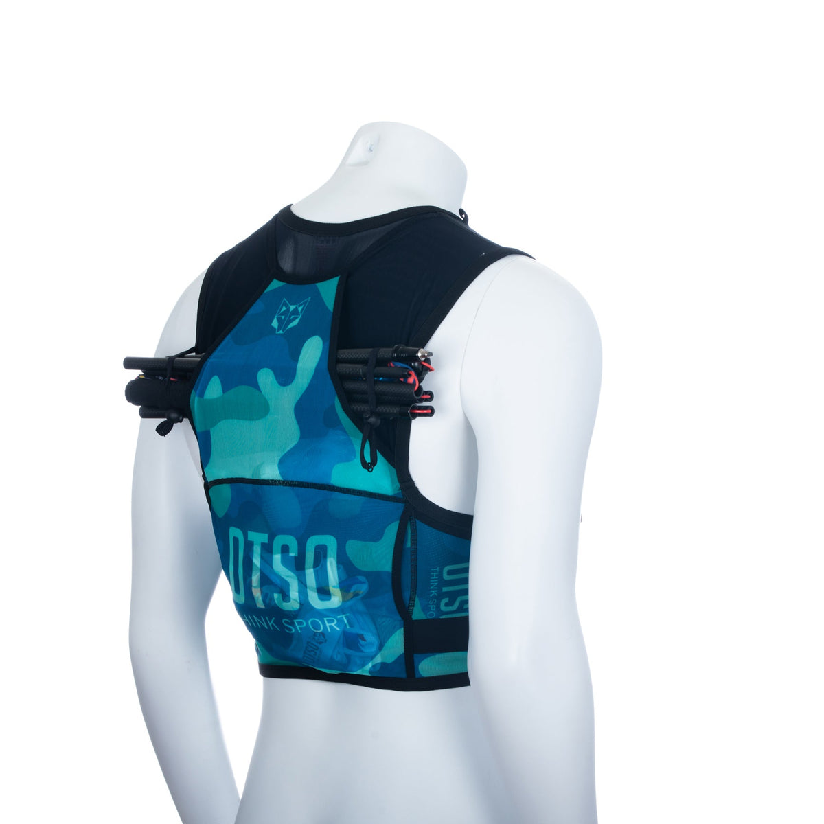 OTSO Trailrunning-Rucksack - Camo Blue – Produktansicht 42