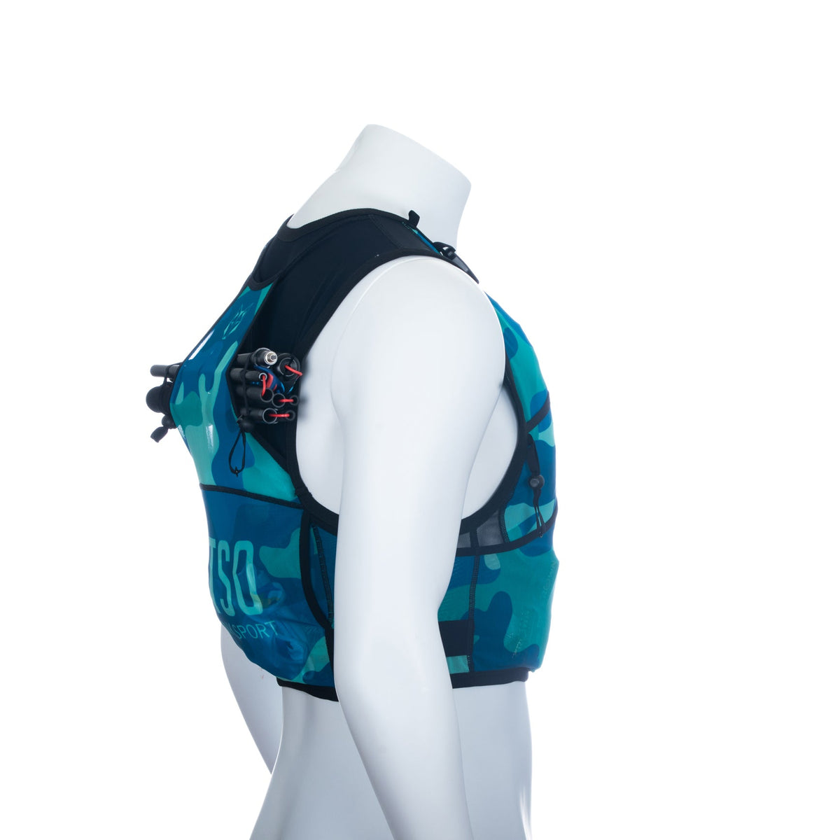OTSO Trailrunning-Rucksack - Camo Blue – Produktansicht 44