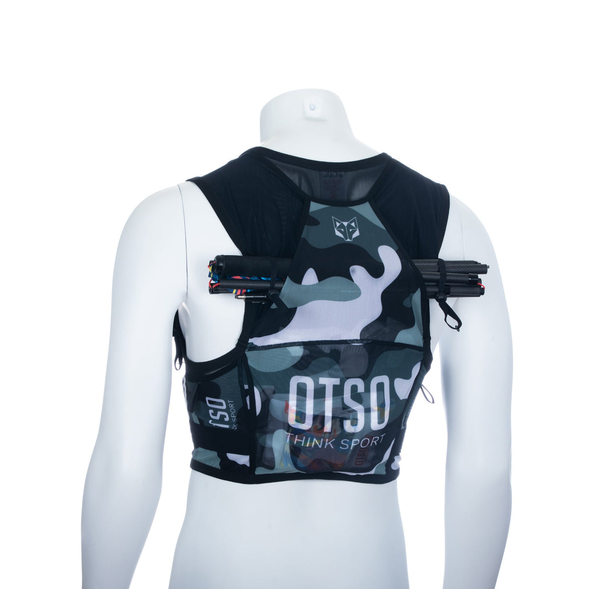 OTSO Trailrunning-Rucksack - Camo Grey – Produktansicht 39