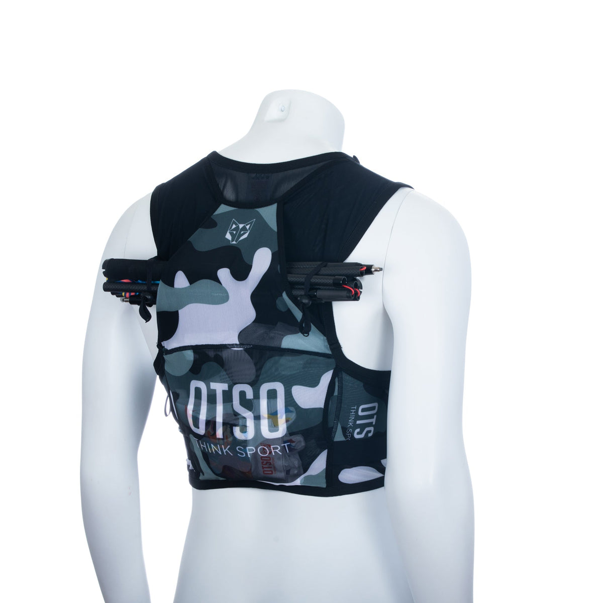 OTSO Trailrunning-Rucksack - Camo Grey – Produktansicht 42