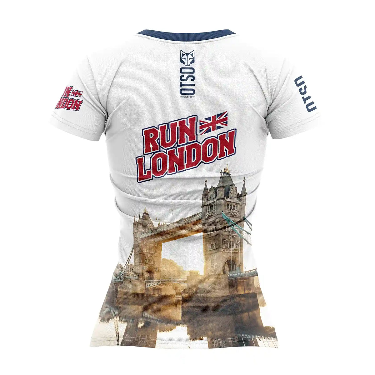 OTSO Damen Kurzarm-Funktionsshirt - Run London 2023 – Produktansicht 2