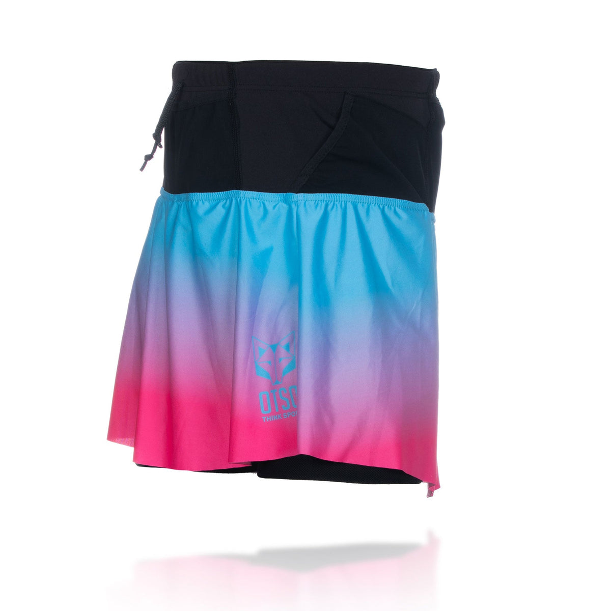 OTSO Damen Sportrock - Light Blue & Fluo Pink – Produktansicht 5
