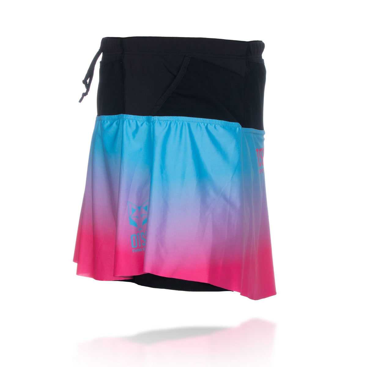 OTSO Damen Sportrock - Light Blue & Fluo Pink – Produktansicht 6