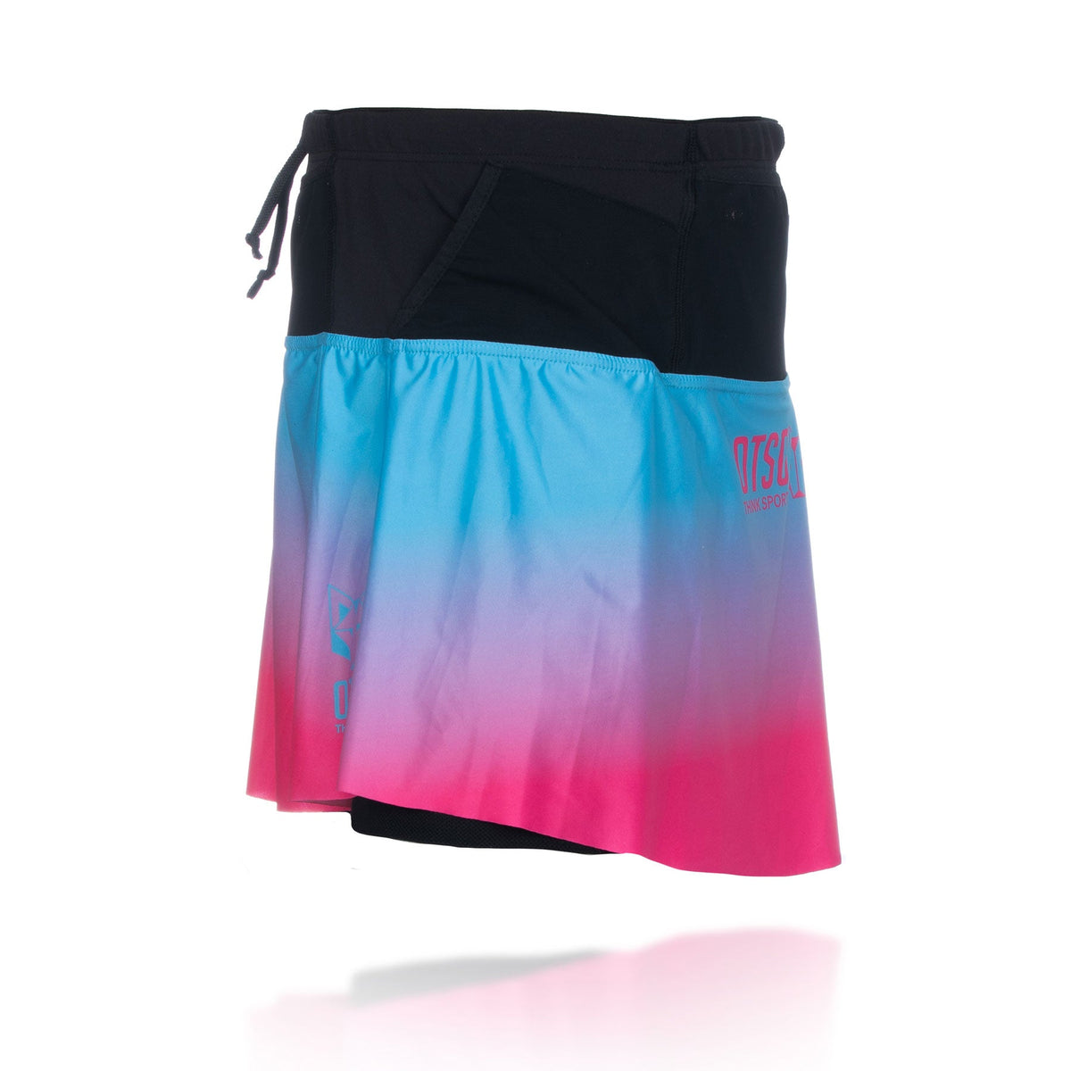 OTSO Damen Sportrock - Light Blue & Fluo Pink – Produktansicht 7