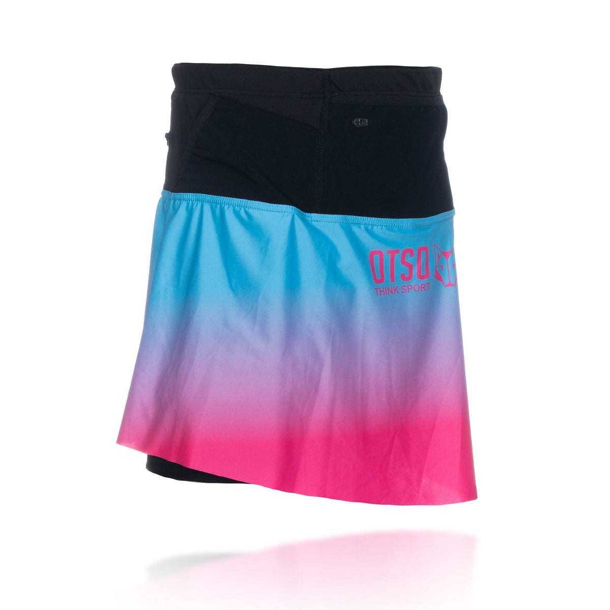 OTSO Damen Sportrock - Light Blue & Fluo Pink – Produktansicht 9
