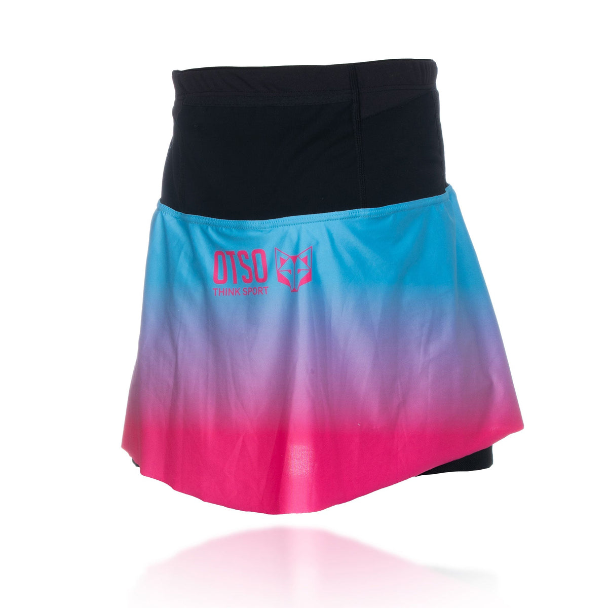 OTSO Damen Sportrock - Light Blue & Fluo Pink – Produktansicht 14