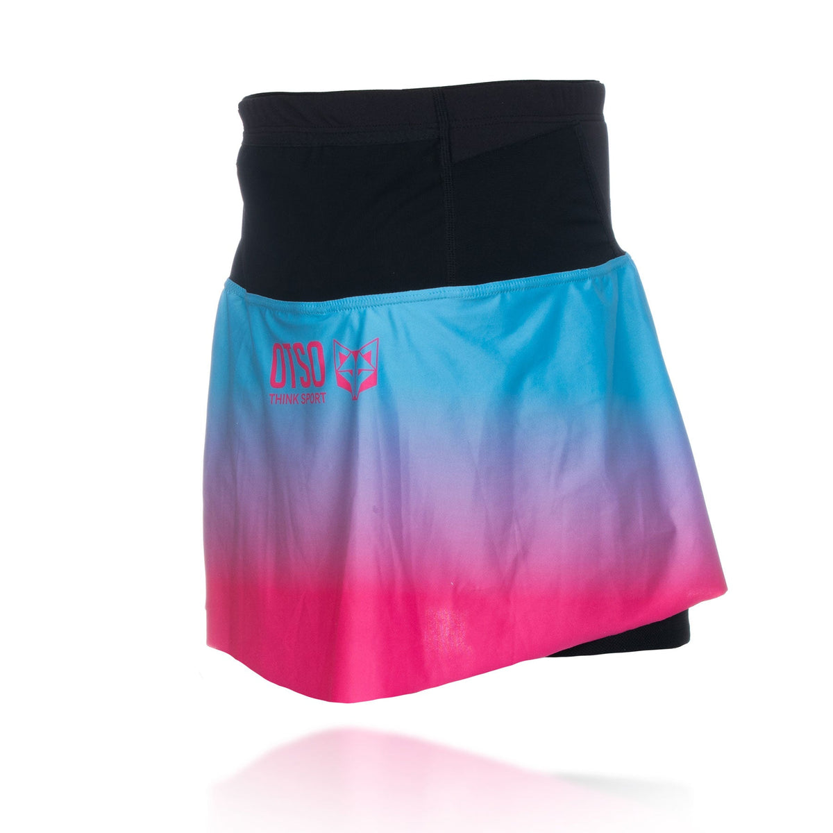 OTSO Damen Sportrock - Light Blue & Fluo Pink – Produktansicht 15