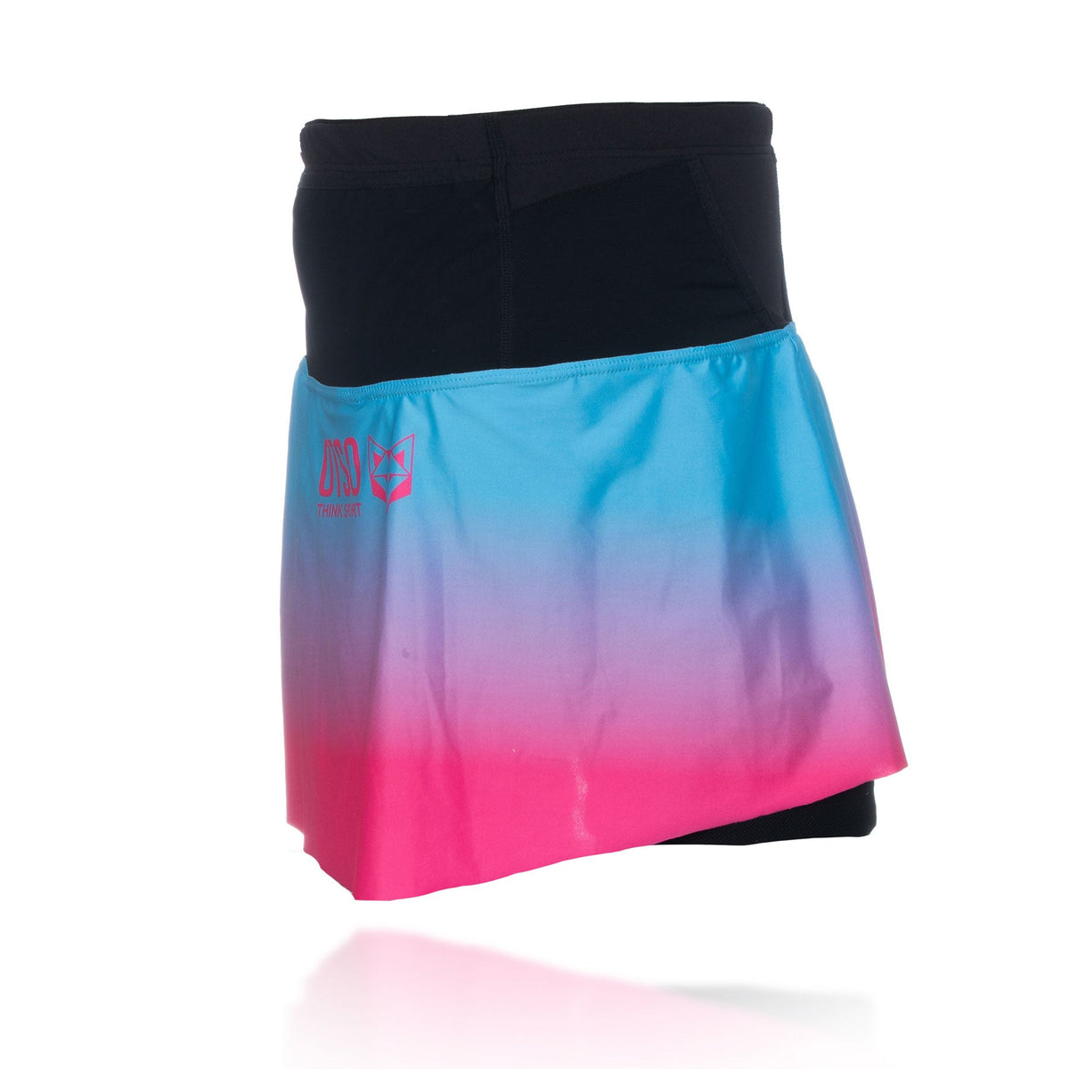 OTSO Damen Sportrock - Light Blue & Fluo Pink – Produktansicht 16