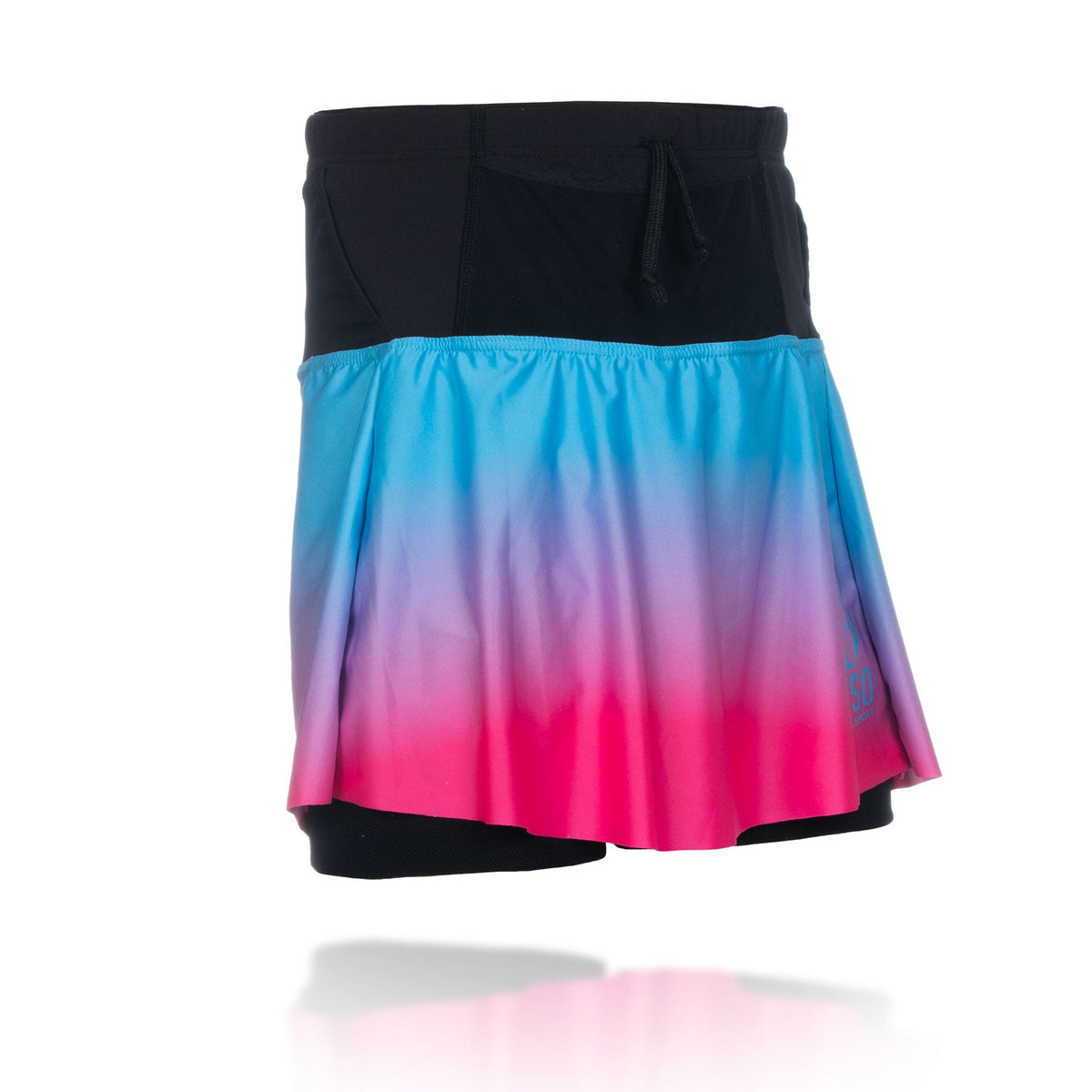 OTSO Damen Sportrock - Light Blue & Fluo Pink – Produktansicht 23