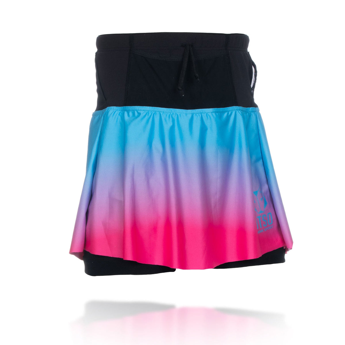 OTSO Damen Sportrock - Light Blue & Fluo Pink – Produktansicht 24