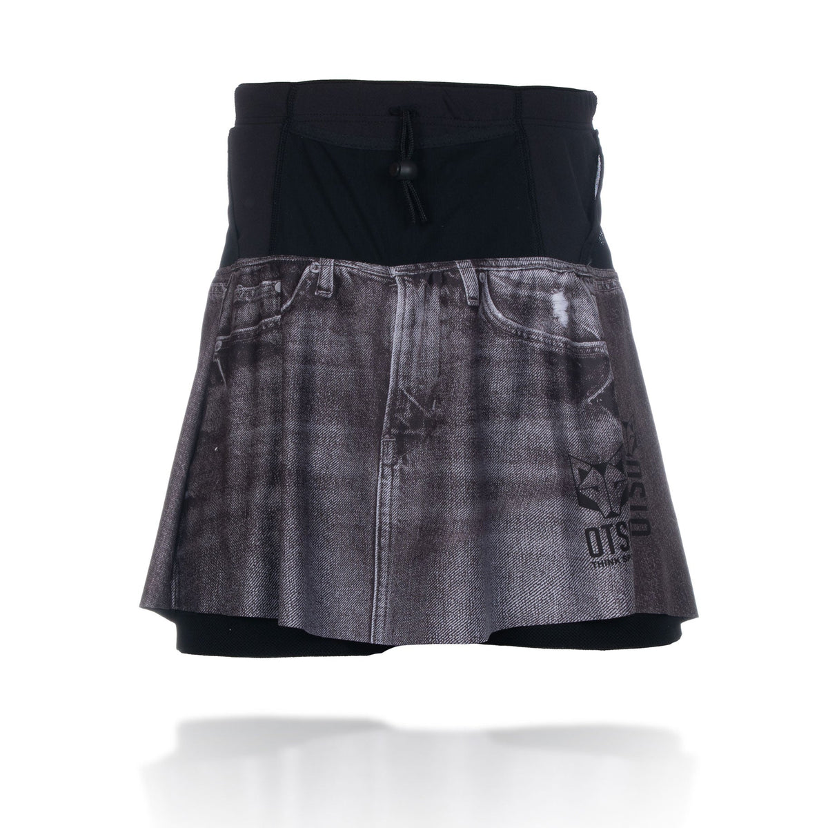 OTSO Damen Sportrock - Black Jeans – Produktansicht