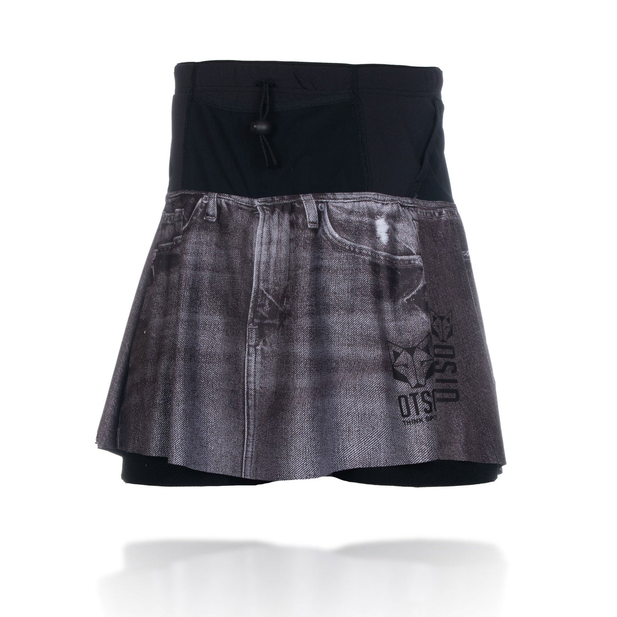 OTSO Damen Sportrock - Black Jeans – Produktansicht 2