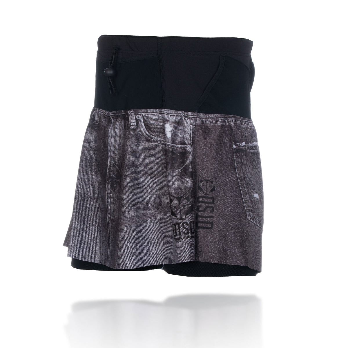 OTSO Damen Sportrock - Black Jeans – Produktansicht 4