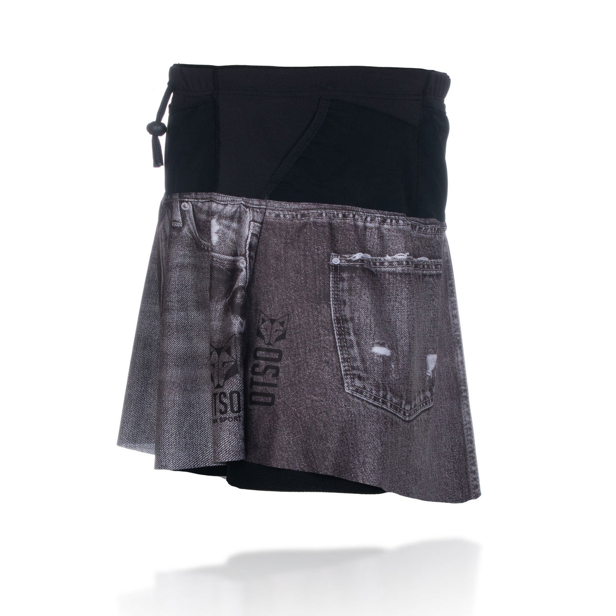 OTSO Damen Sportrock - Black Jeans – Produktansicht 6