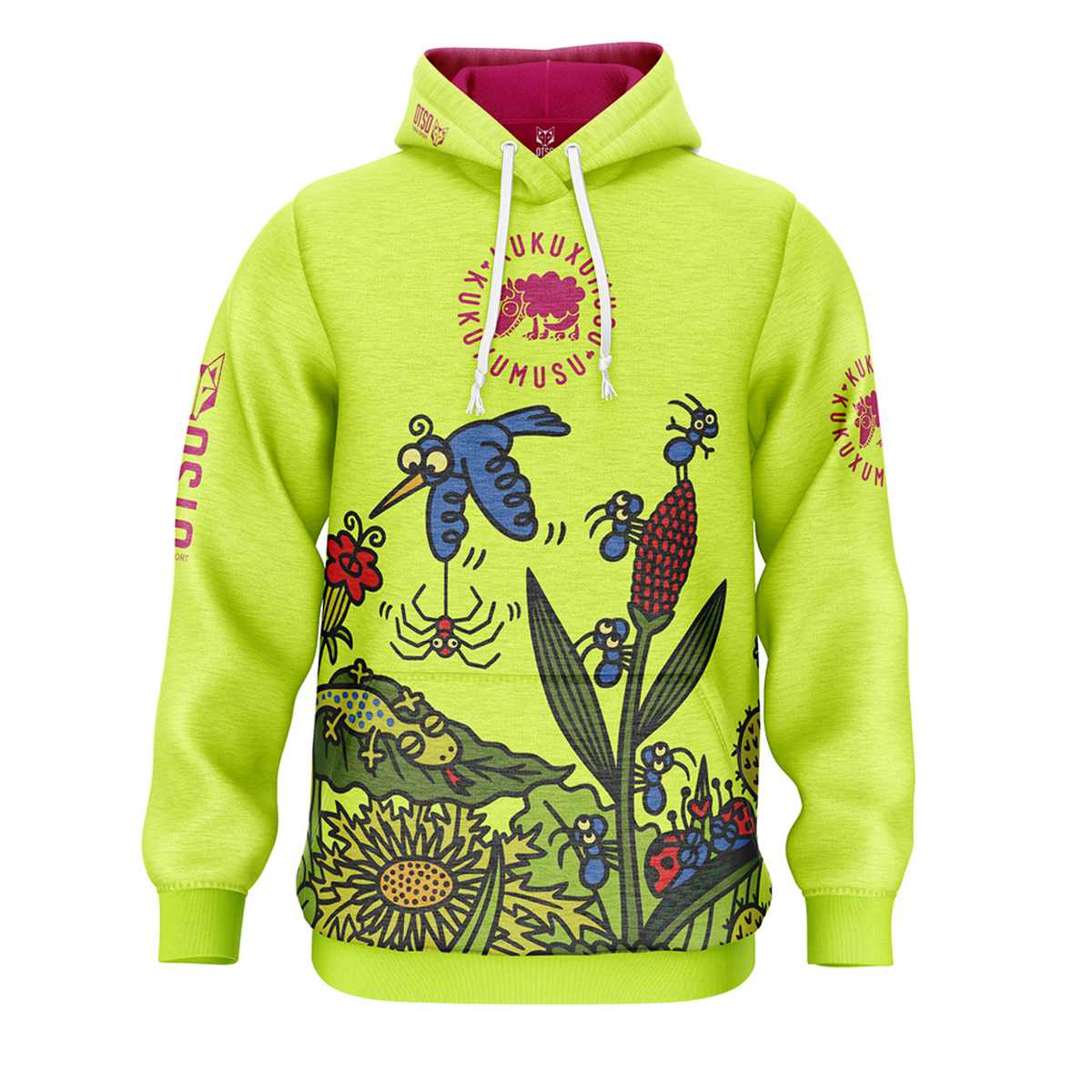 OTSO Hoodie - Kukuxumusu Forest – Produktansicht