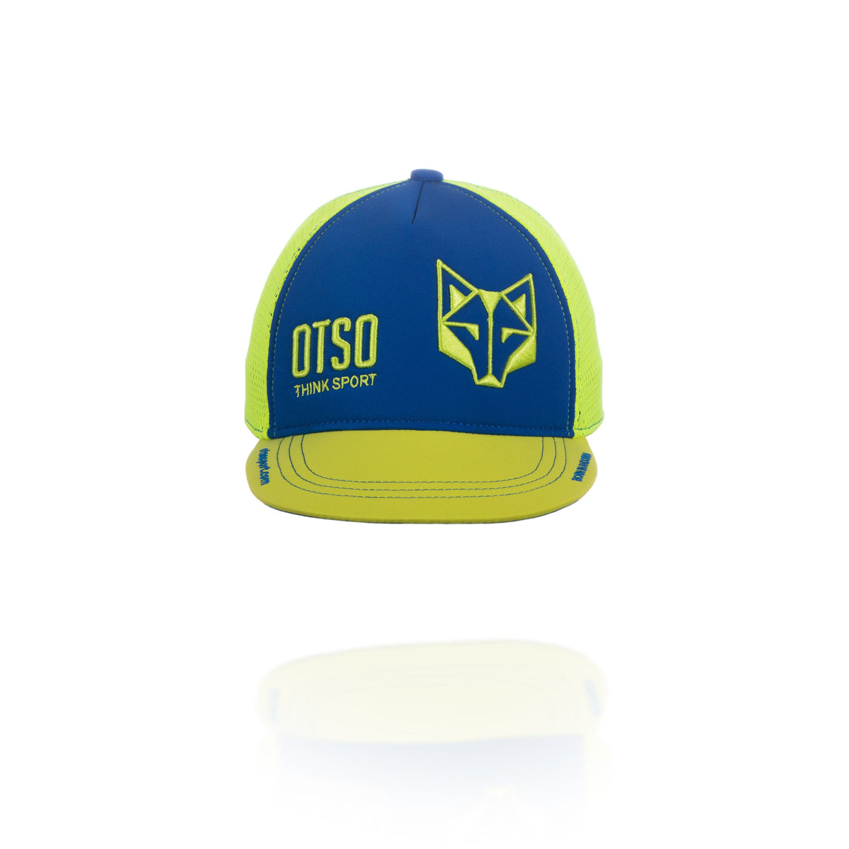OTSO Snapback-Cap - Electric Blue & Fluo Yellow – Produktansicht 4