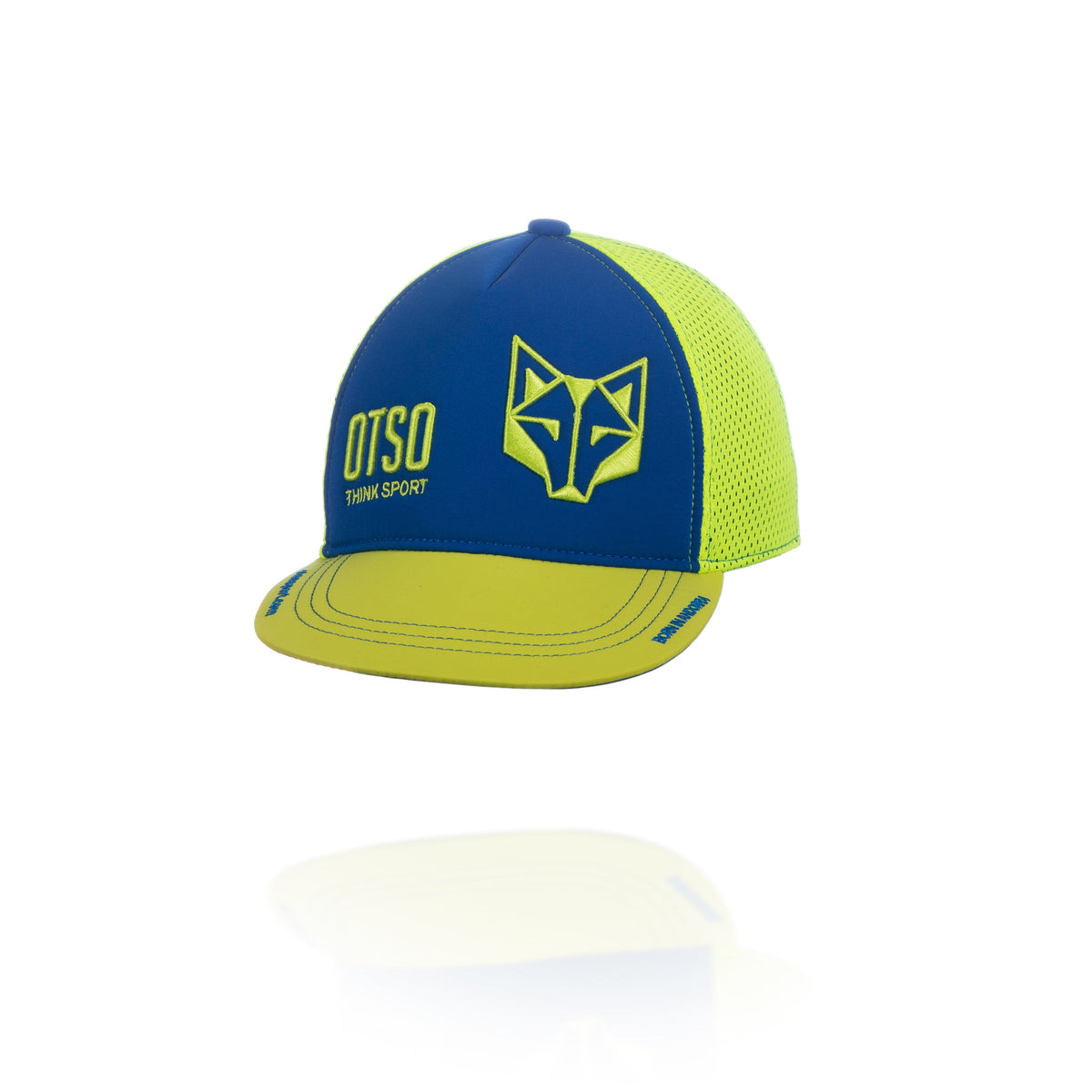 OTSO Snapback-Cap - Electric Blue & Fluo Yellow – Produktansicht 5
