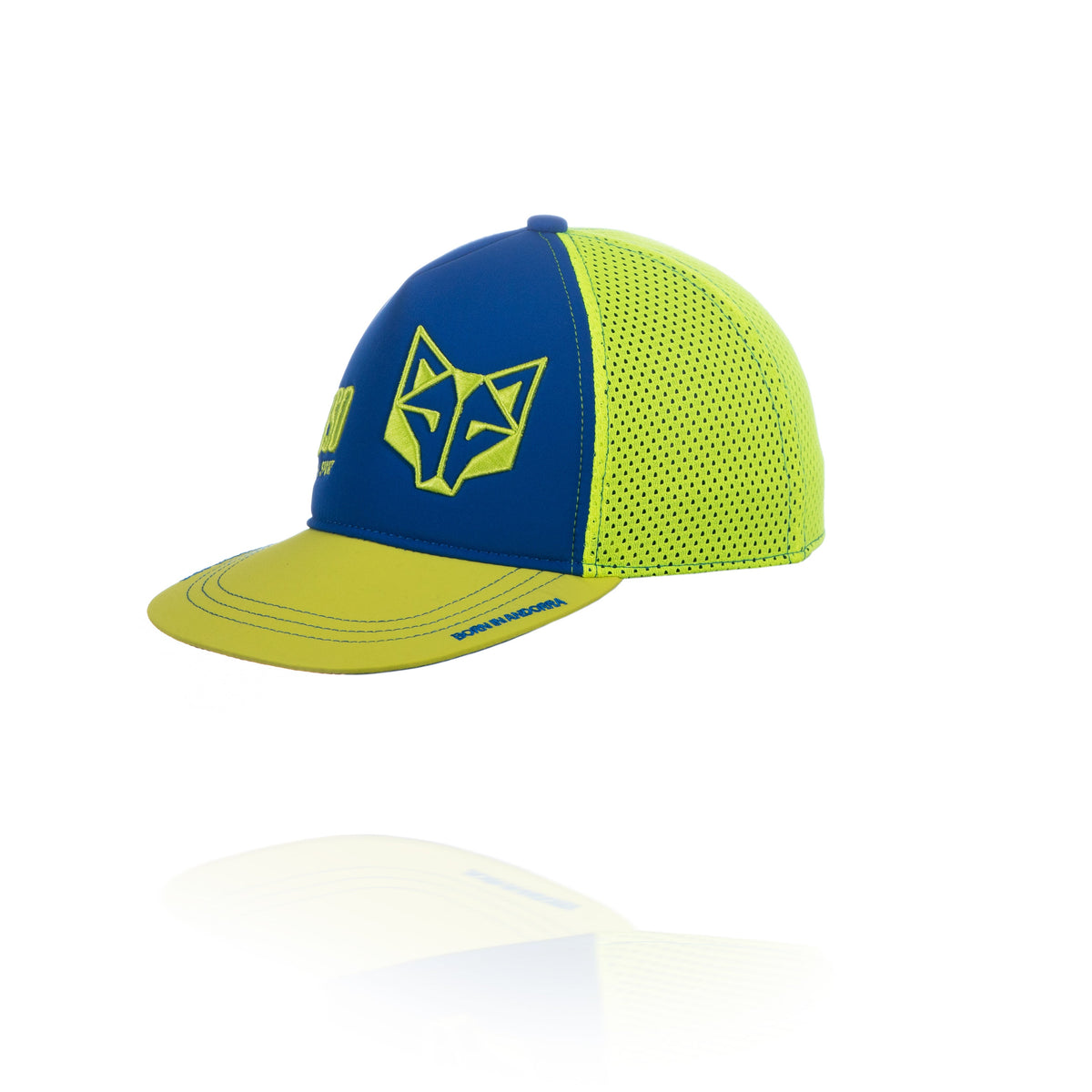OTSO Snapback-Cap - Electric Blue & Fluo Yellow – Produktansicht 7