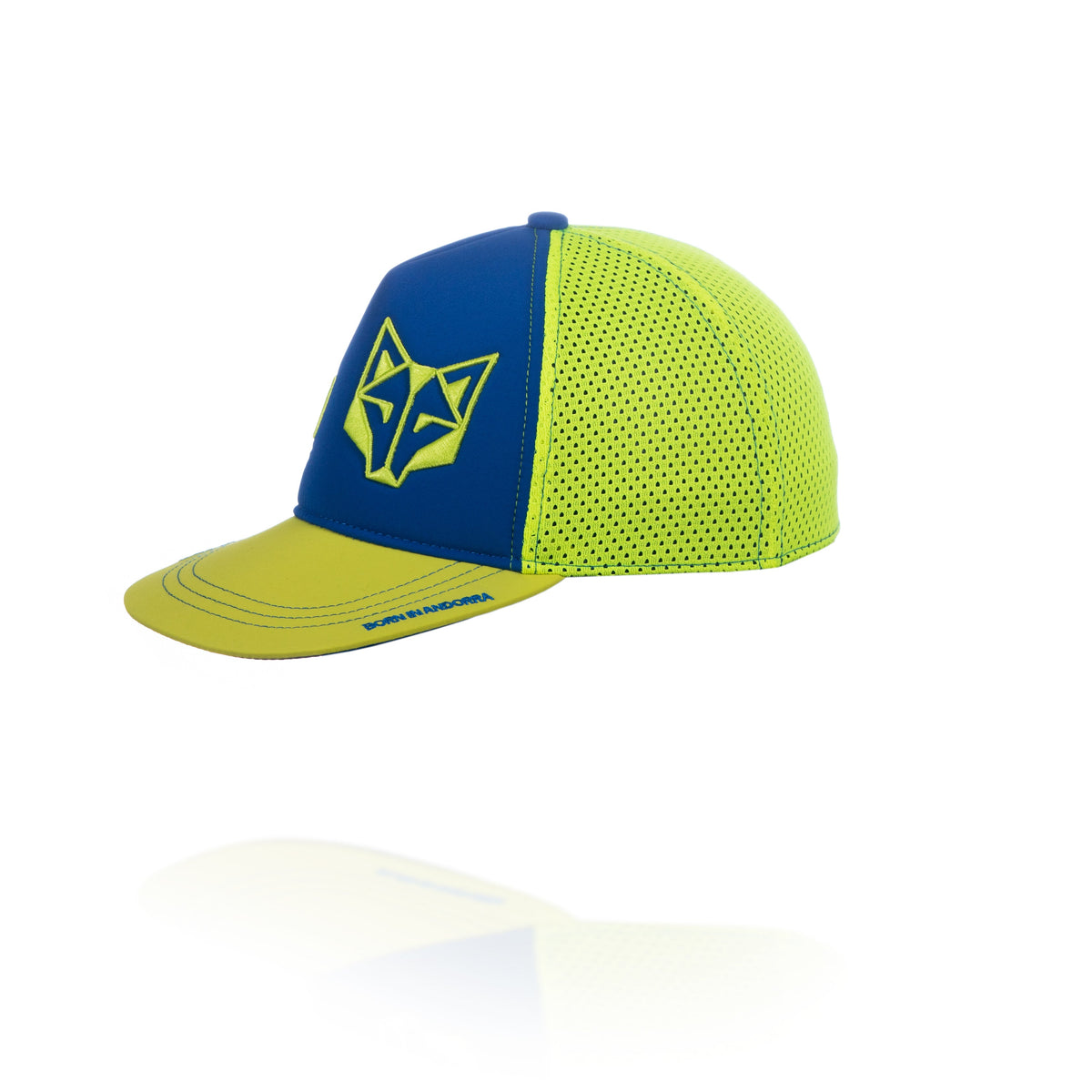 OTSO Snapback-Cap - Electric Blue & Fluo Yellow – Produktansicht 8