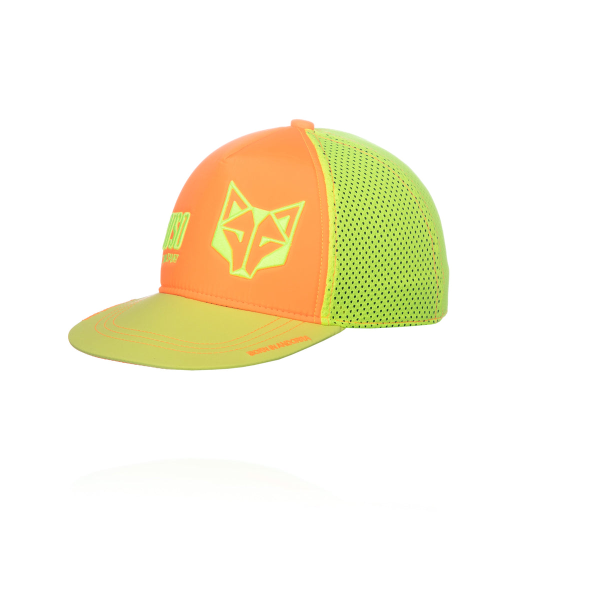 OTSO Snapback-Cap - Fluo Orange & Fluo Yellow – Produktansicht 5