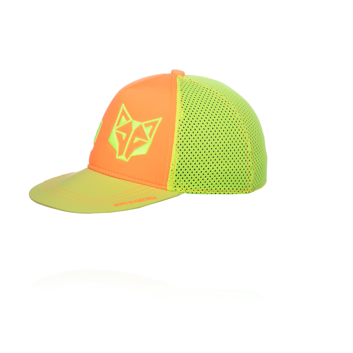OTSO Snapback-Cap - Fluo Orange & Fluo Yellow – Produktansicht 6
