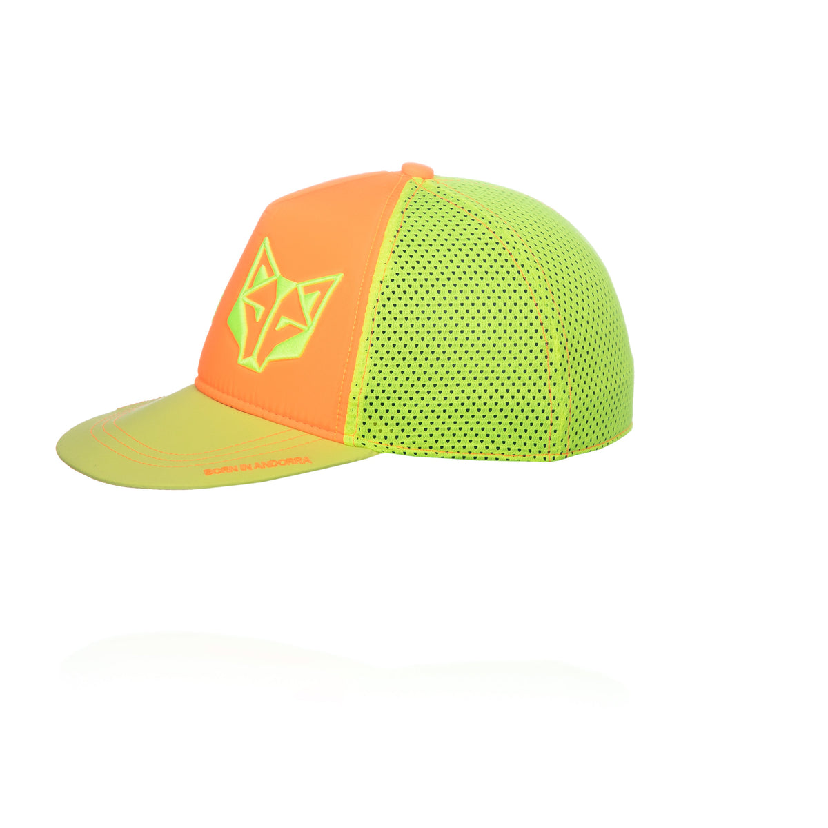 OTSO Snapback-Cap - Fluo Orange & Fluo Yellow – Produktansicht 7