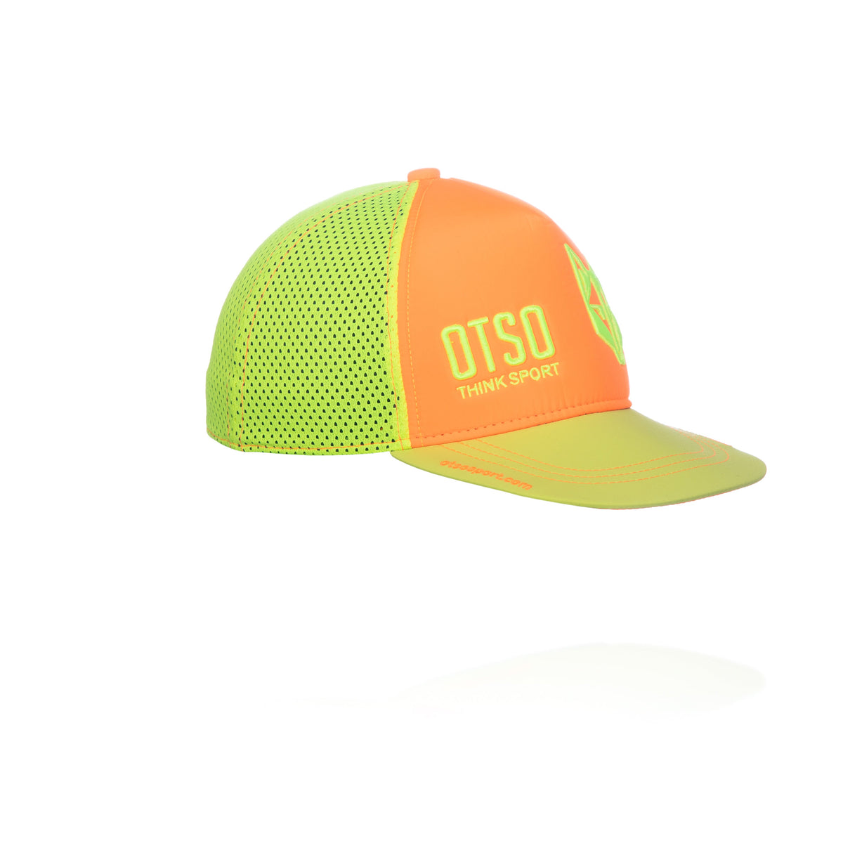 OTSO Snapback-Cap - Fluo Orange & Fluo Yellow – Produktansicht 23