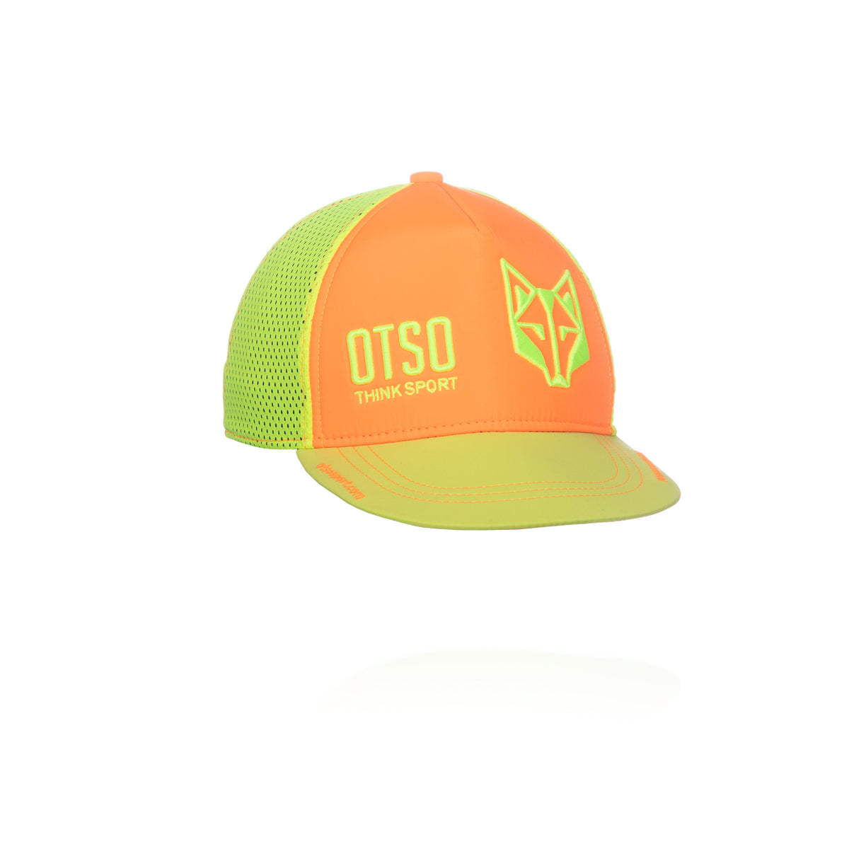 OTSO Snapback-Cap - Fluo Orange & Fluo Yellow – Produktansicht 25
