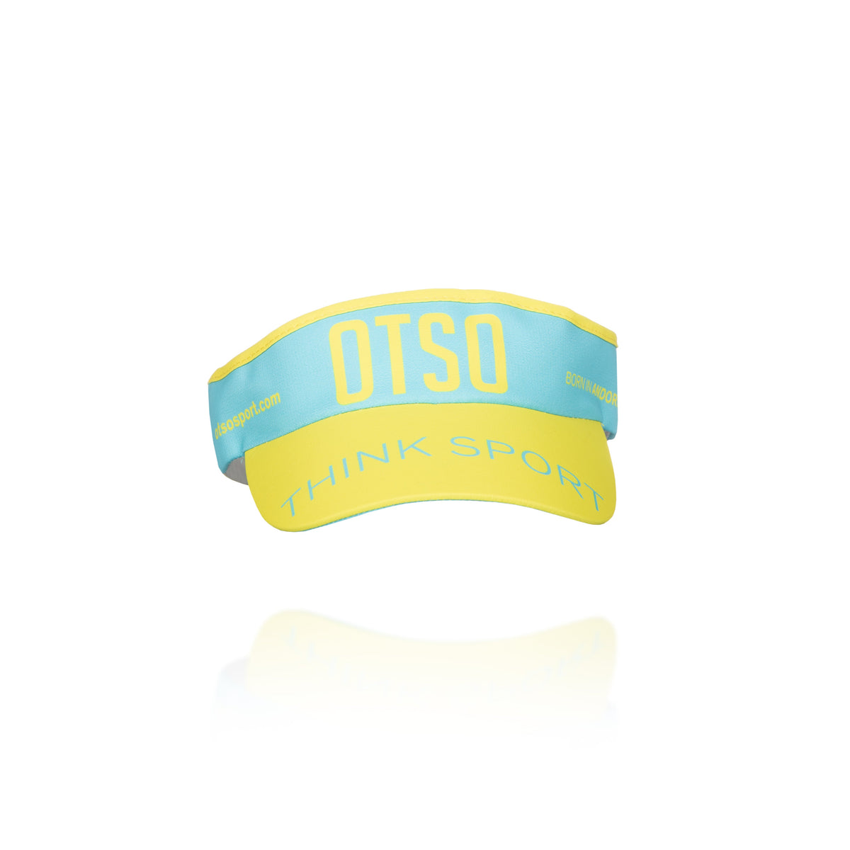 OTSO Sportvisier - Light Blue & Fluo Yellow – Produktansicht 2