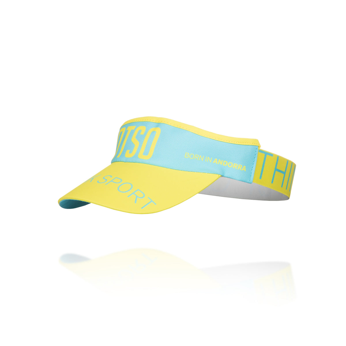 OTSO Sportvisier - Light Blue & Fluo Yellow – Produktansicht 6