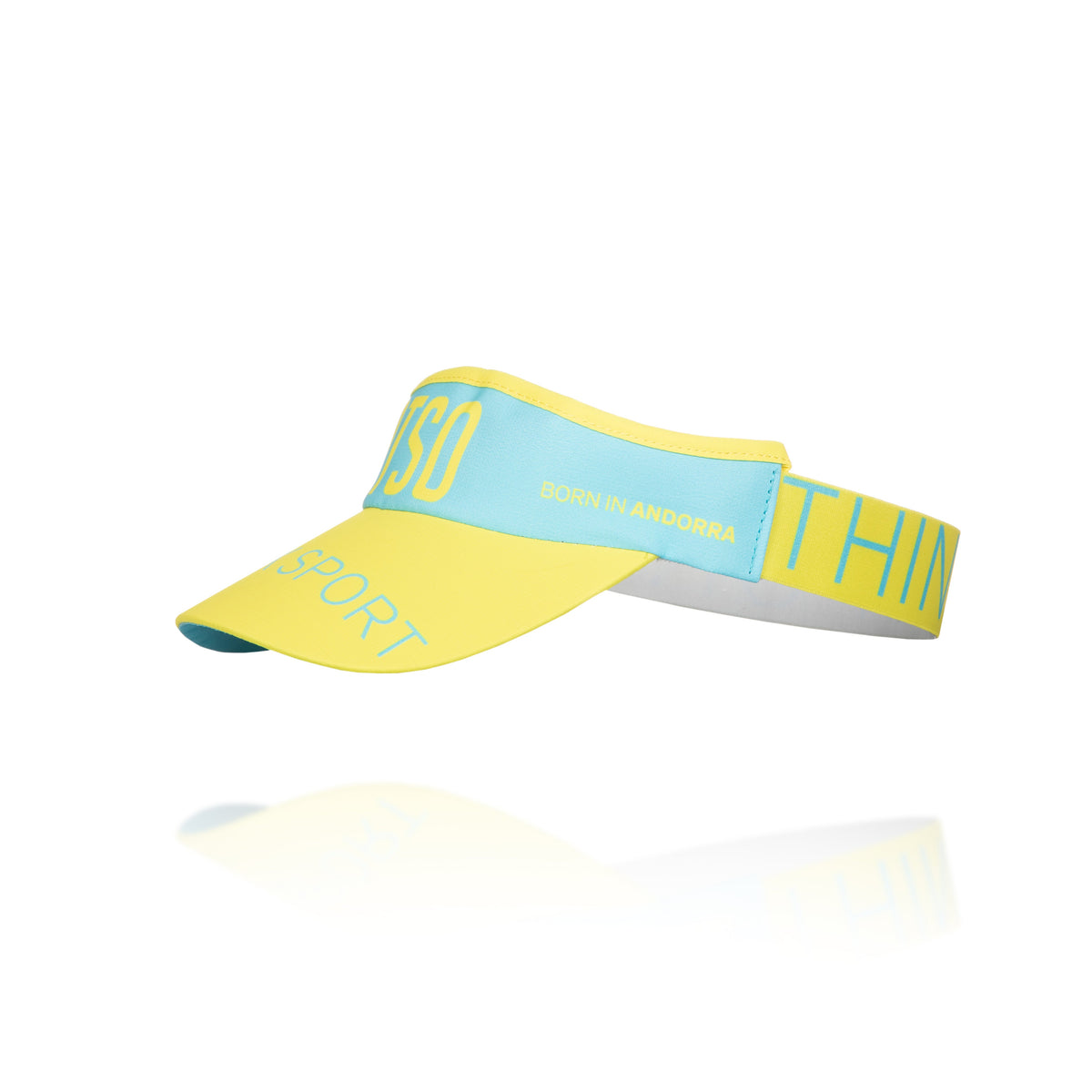 OTSO Sportvisier - Light Blue & Fluo Yellow – Produktansicht 7