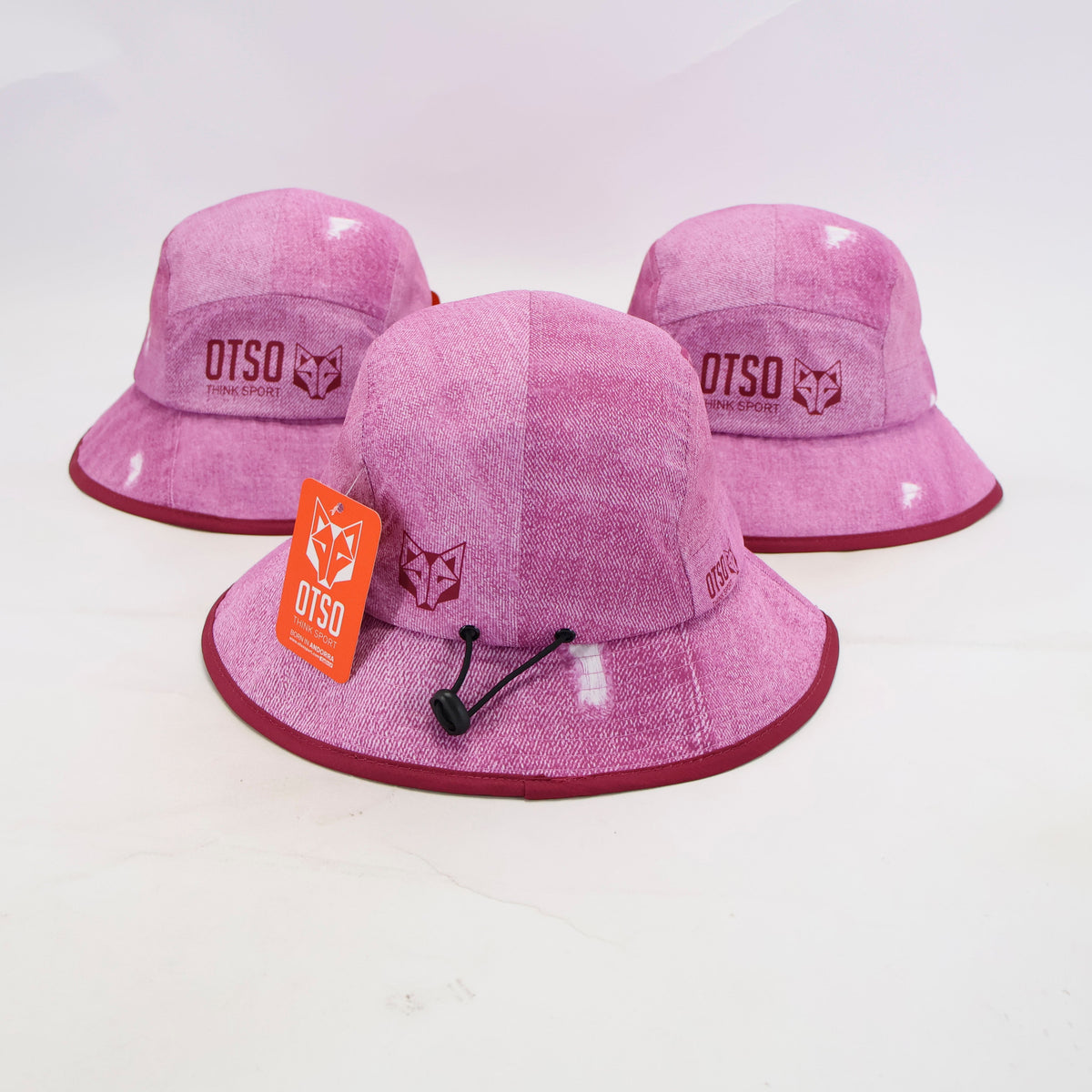 OTSO Bucket-Hat - Pink Jeans – Produktansicht 2
