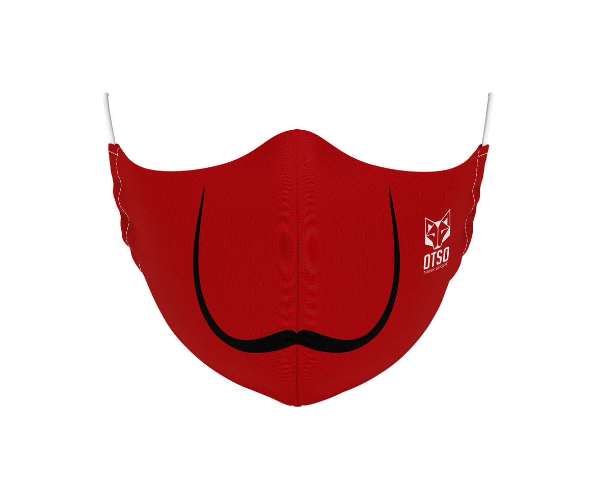 OTSO Gesichtsmaske Moustache Red – Produktansicht