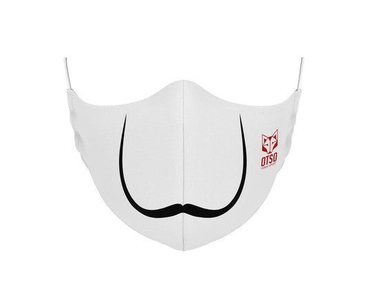 OTSO Gesichtsmaske Moustache White – Produktansicht