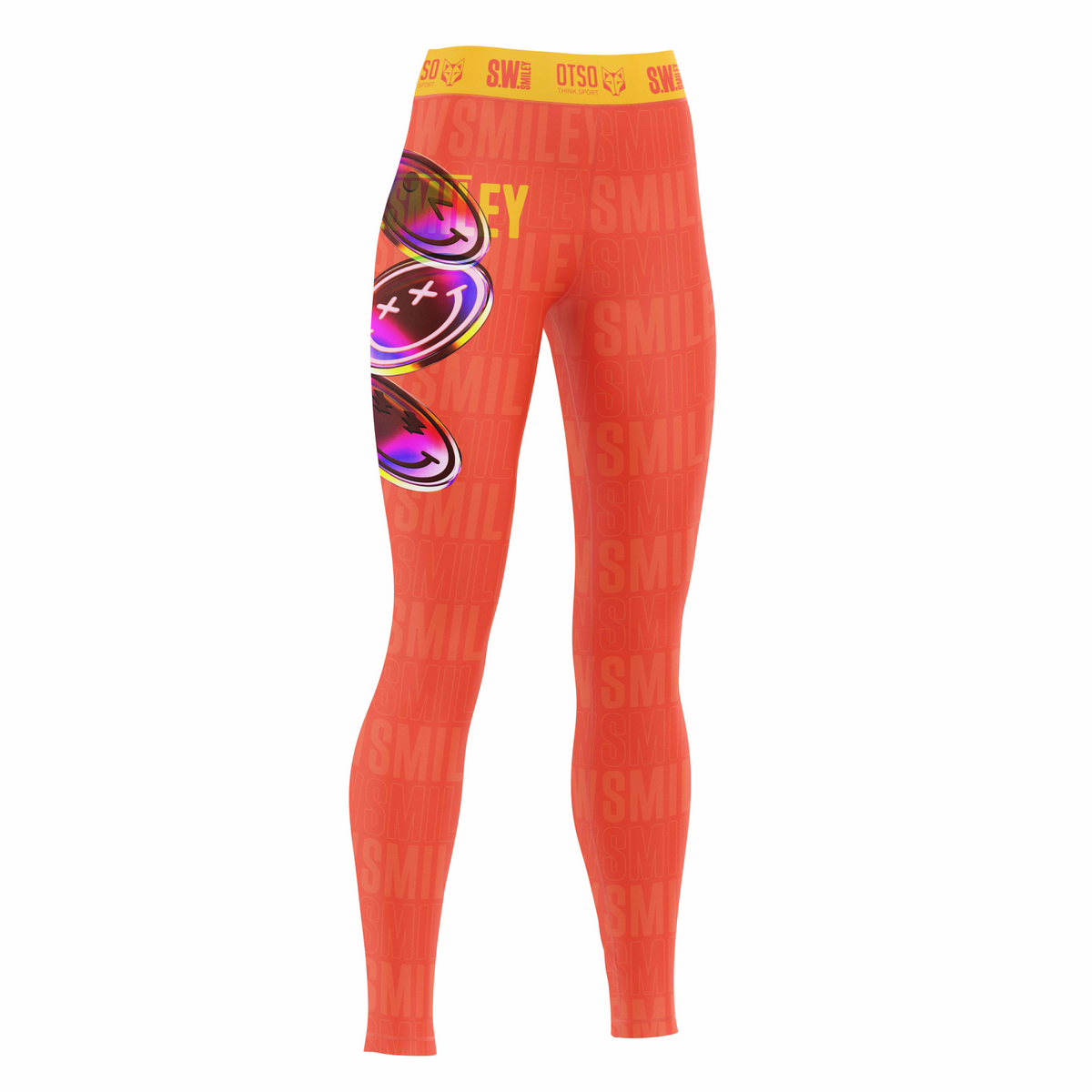 OTSO Damen Sportleggings - S.W.Smiley Sensoral Shimmer – Produktansicht