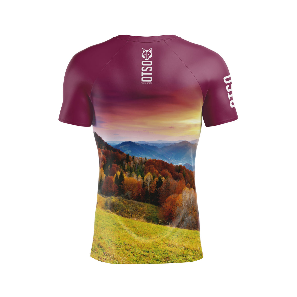 OTSO Herren Kurzarm-Funktionsshirt - Autumn – Produktansicht 2