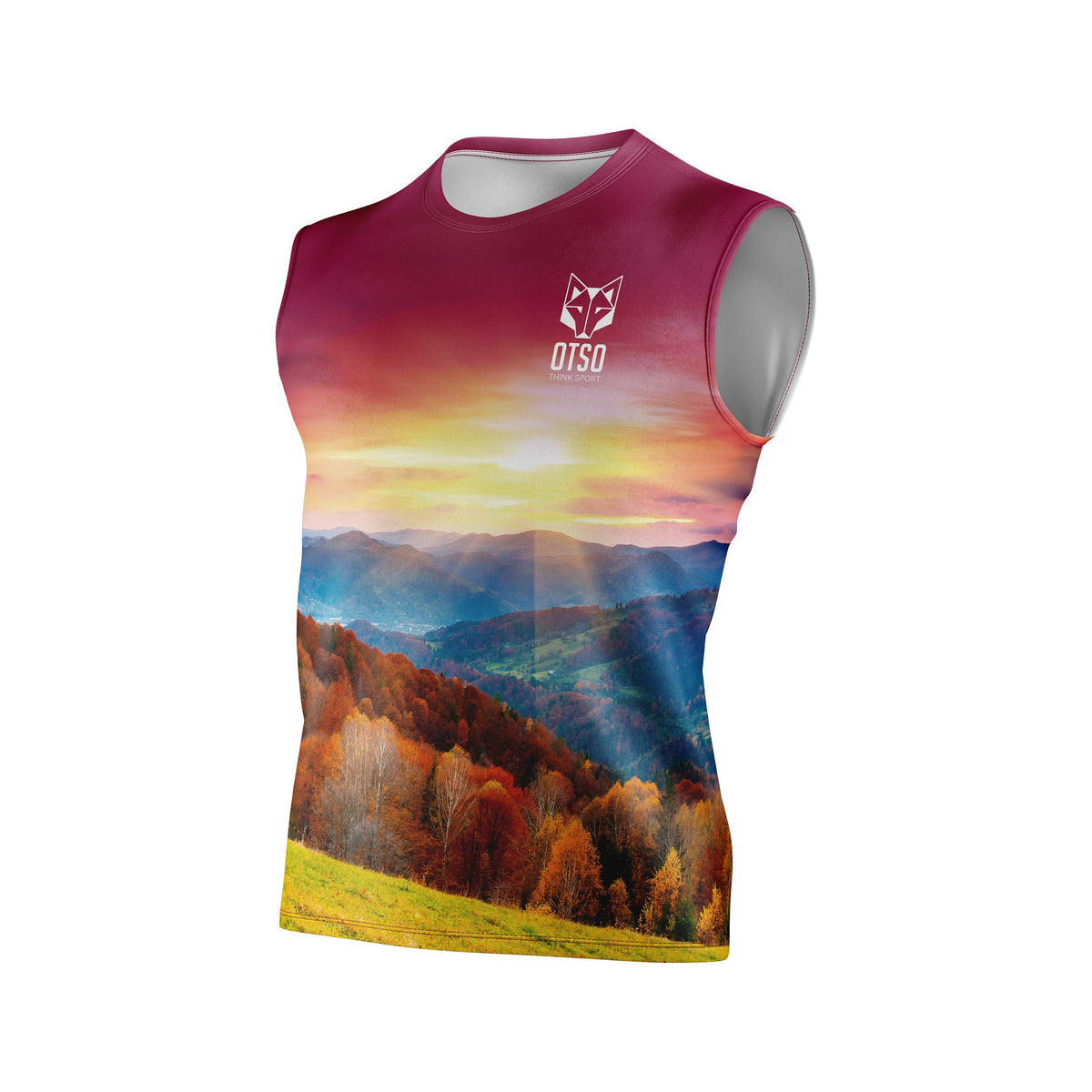 OTSO Herren Lauf-Tanktop - Autumn – Produktansicht