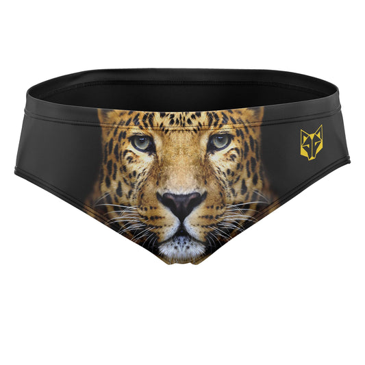 OTSO Herren Badehose Slip - Leopard – Produktansicht