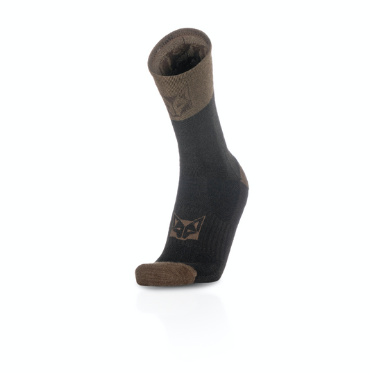 OTSO Merino-Socken High Cut - Brown Trunk – Produktansicht
