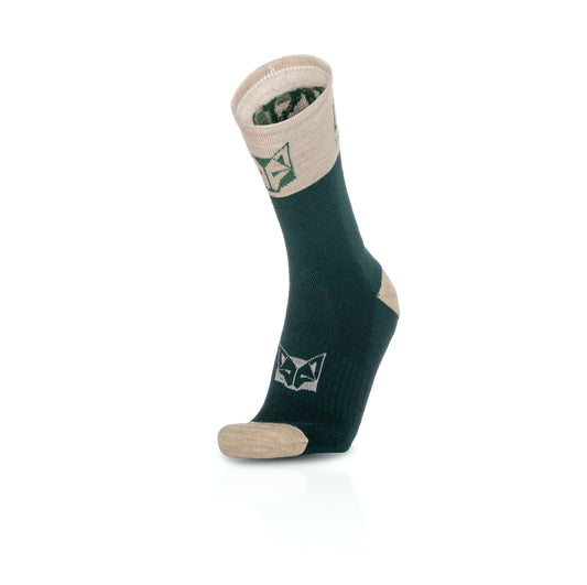 OTSO Merino-Socken High Cut - Green Leaf – Produktansicht