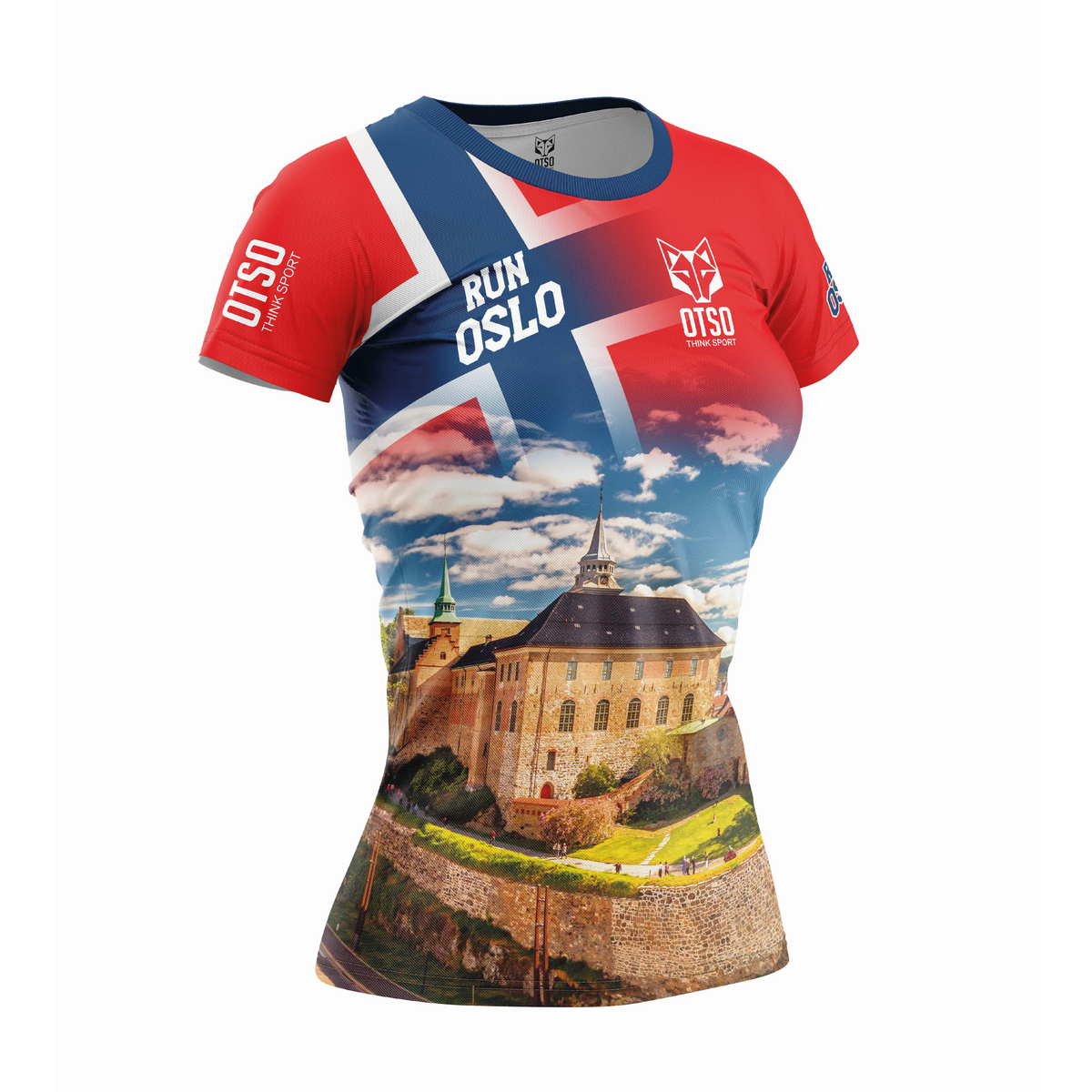 OTSO Damen Kurzarm-Funktionsshirt - Run Oslo 2024 – Produktansicht