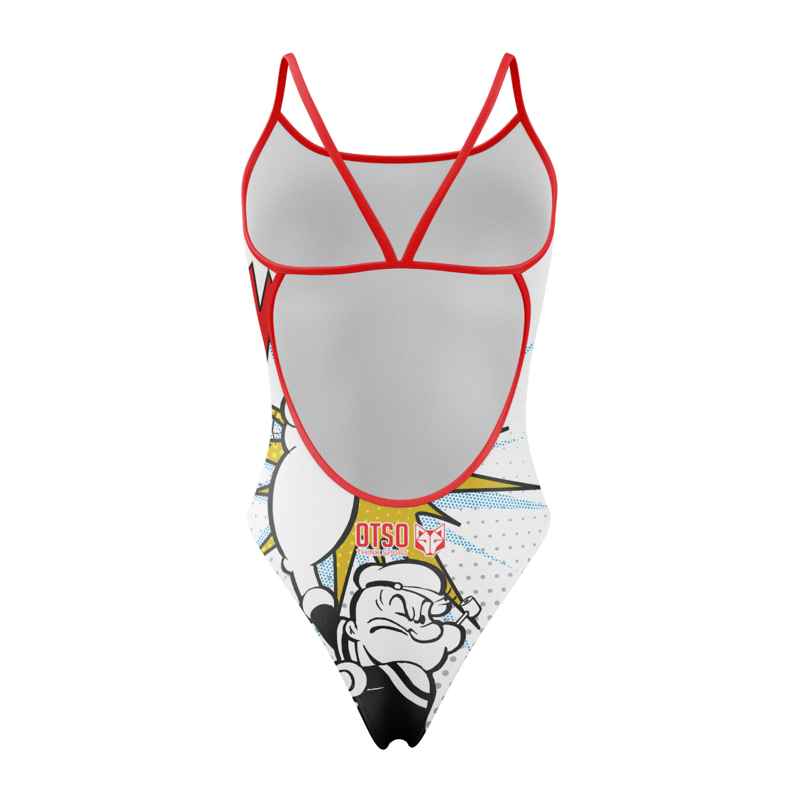 OTSO Damen Badeanzug - Popeye Pop Art – Produktansicht 2