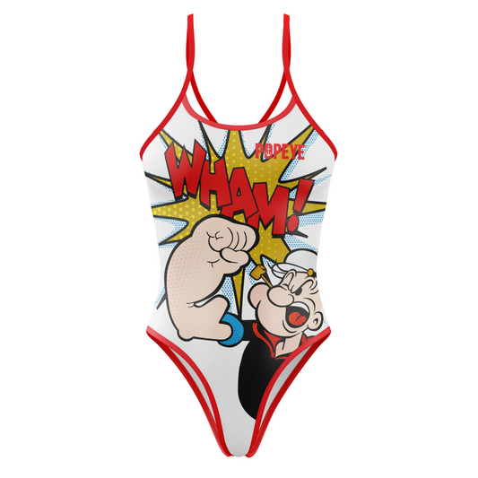 OTSO Damen Badeanzug - Popeye Pop Art – Produktansicht