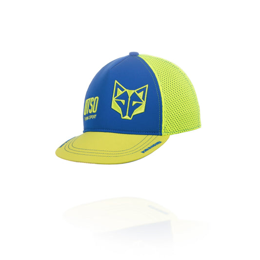 OTSO Snapback-Cap - Electric Blue & Fluo Yellow – Produktansicht