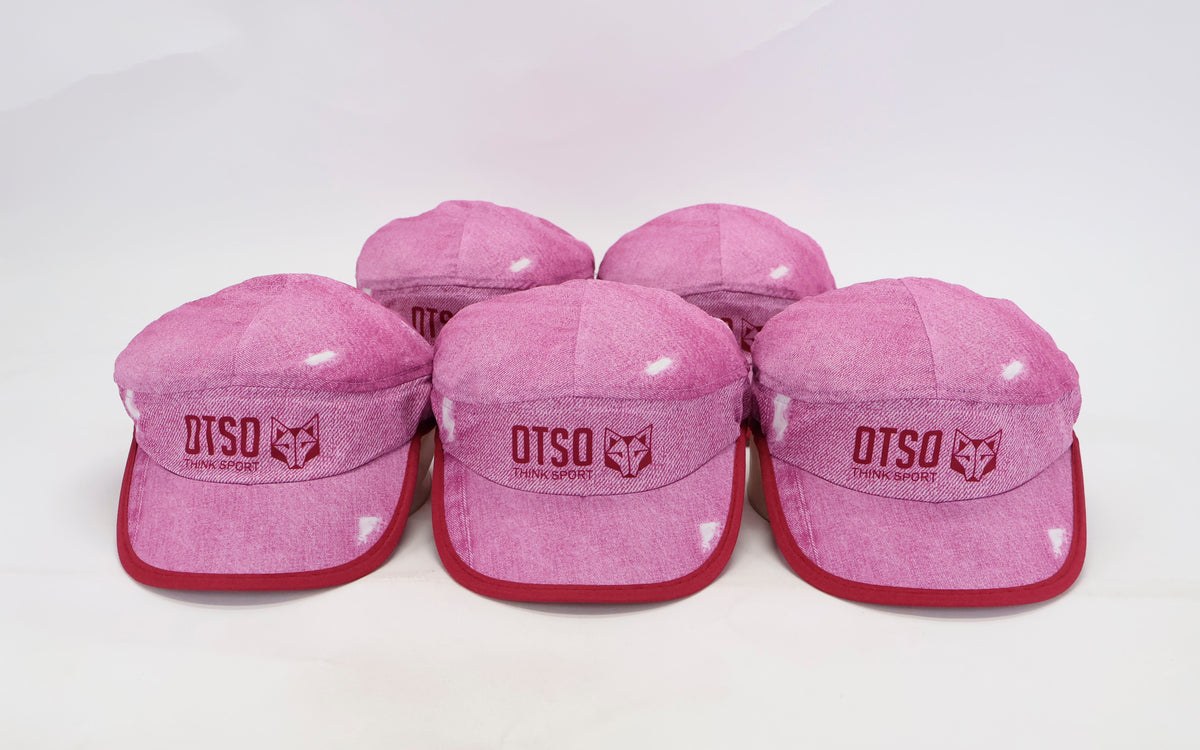 OTSO Pro-Racing-Cap - Pink Jeans – Produktansicht 4