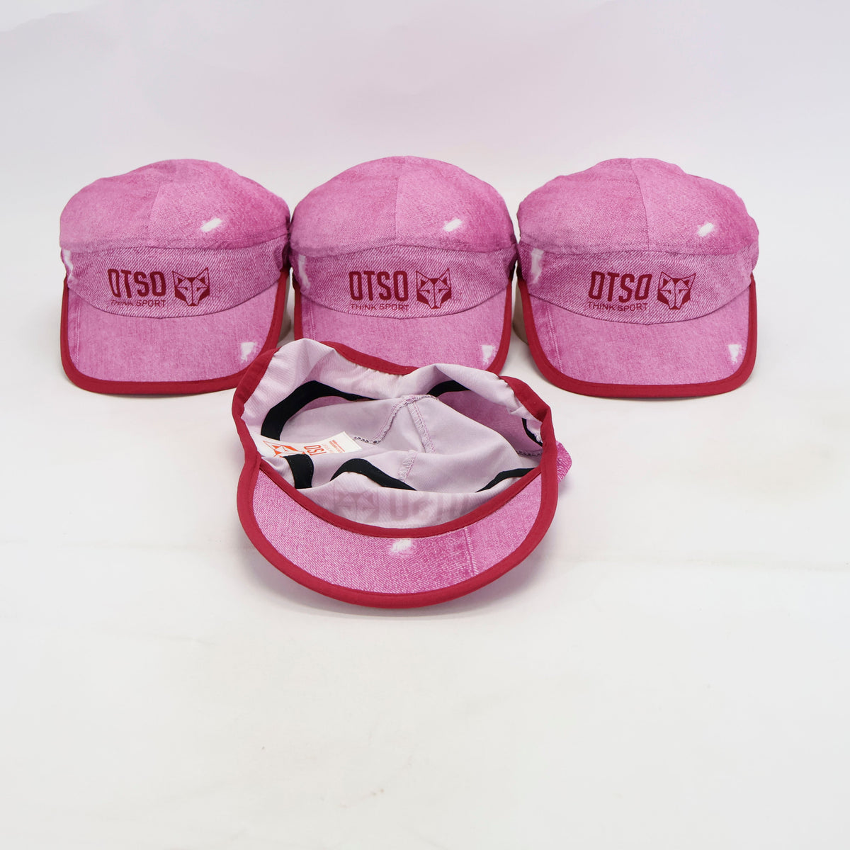 OTSO Pro-Racing-Cap - Pink Jeans – Produktansicht 3