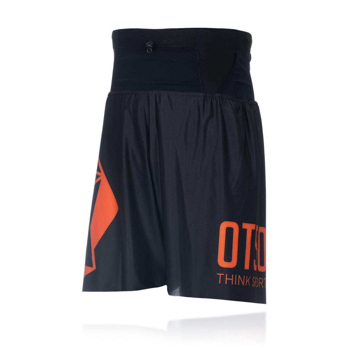 OTSO Herren Laufshorts - Black & Orange – Produktansicht 3