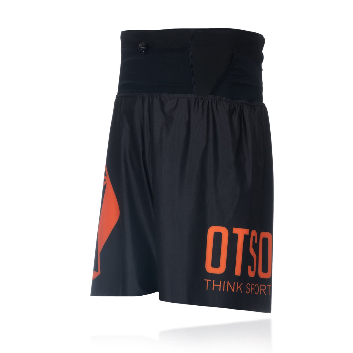 OTSO Herren Laufshorts - Black & Orange – Produktansicht 4