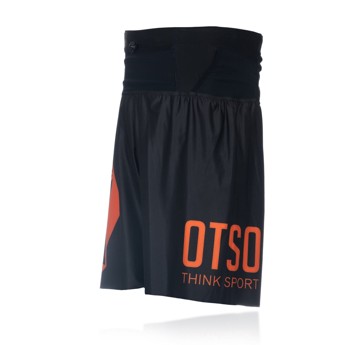 OTSO Herren Laufshorts - Black & Orange – Produktansicht 5